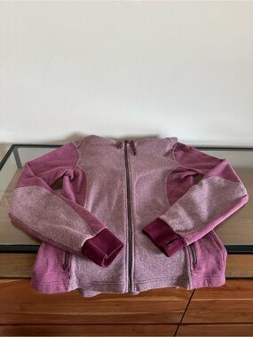 Pact Organic Cotton Damson Mauve Wine Women's Zipup Hoodie with Thumbholes